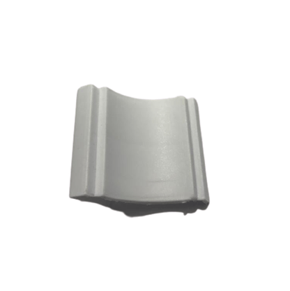 Acabamento Emenda PVC p/ meia cana 30x27x1mm- Pacote com 5 unidades