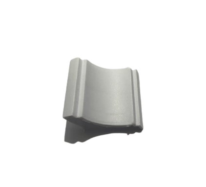 Acabamento Emenda PVC p/ meia cana 30x27x1mm- Pacote com 5 unidades