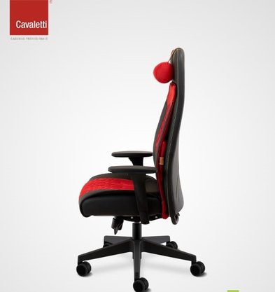 Cadeira Giratória Way Gamer Ergonômica Vermelha - Cavaletti