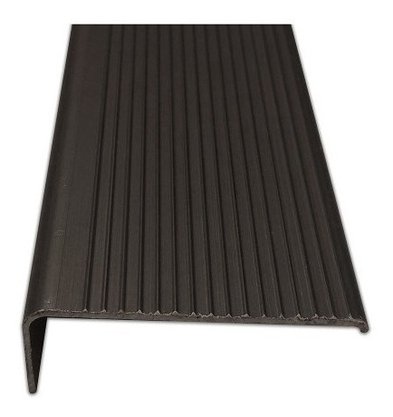 Cantoneira F Alumínio 30x10mm para Acabamento Fume- Valor por m¹