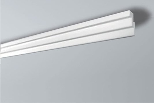 Rodateto Poliestireno K1 30x20x2000mm Branco Gart- 2m