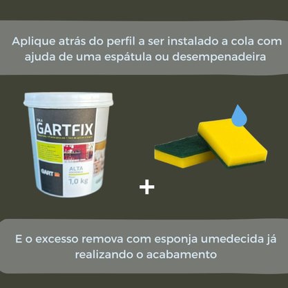 Cola para Acabamentos Gartfix-pote com 1kg