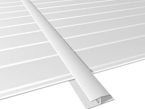 Emenda rígida PVC 63x6000x1mm Branco-  barra c/ 6mts