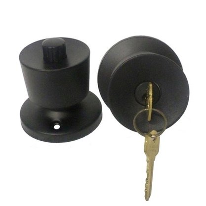 Fechadura Tubular Lockwell 90mm Preta