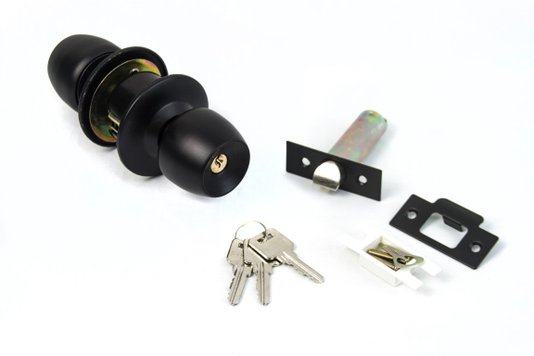 Fechadura Tubular Premium Múltipla 90mm Preta
