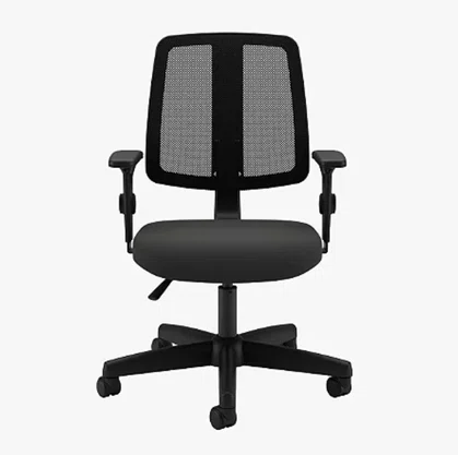 Cadeira Executiva Flip Light Tela Preta com Braços Reguláveis- Cavaletti