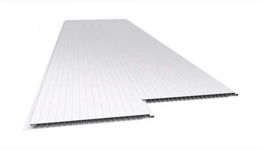 Forro PVC Fris.Junta Seca 200x10mm Branco Plasbil- M2
