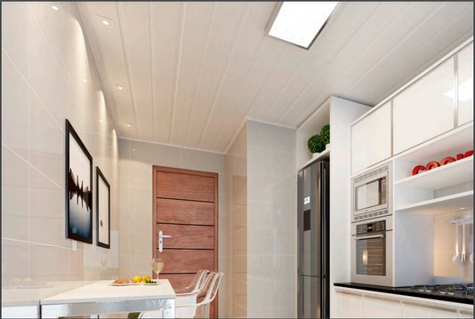Forro PVC Gêmini Liso 200x6000x7mm Branco Plasbil -M2