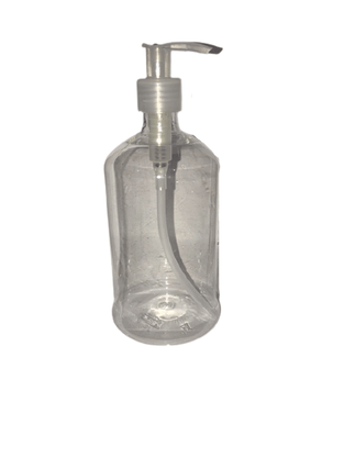 Frasco transparente com bico de pato de 500ml- unidade