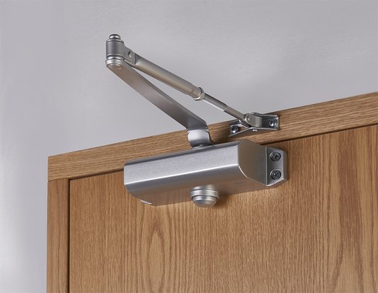 Mola Aérea Hidráulica Dorma TS Compakt para Portas de 70cm a 110cm Cinza