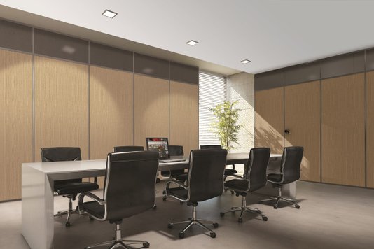 Painel divisória Eucatex 1200x2110x35mm Carvalho Maiorca - M2