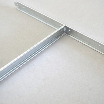 Perfil clicado T Long. TF38 Forro modular 24x3125x38mm Branco-3,125mts