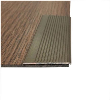 Perfil Passadeira B-200 de alumínio 30x3000mm Champanhe- Barra com 3mts