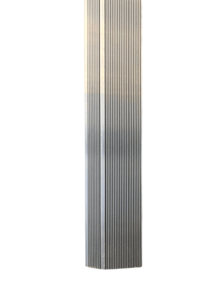Perfil de Alumínio Redutor 35x3000mm Prata- Barra com 3mts