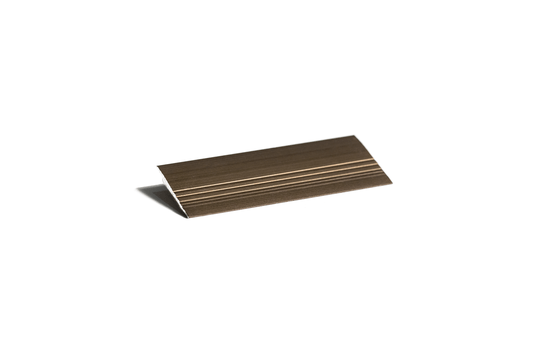 Perfil Faixa De Arremate em Alumínio Champanhe 32x2mm- Barra com 3mt