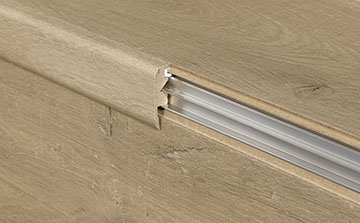 Perfil laminado incizo 5 em 1 p acabamentos Patina OAK-1,80m