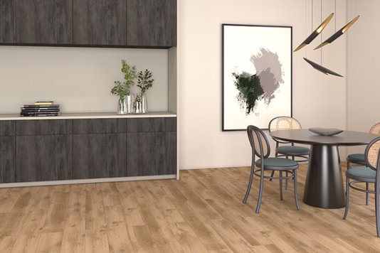 Piso Laminado click prime 217x1357x7mm Cacau Eucafloor