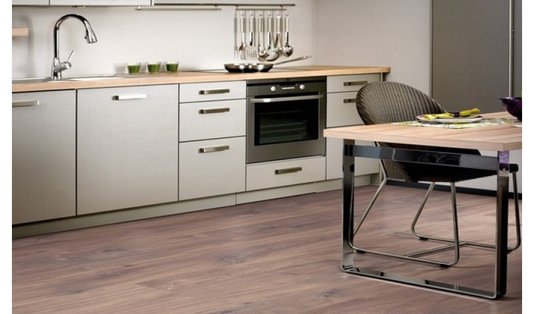 Piso Laminado click Smart 190x1200x7mm Carvalho Escuro Midnight Quick Step