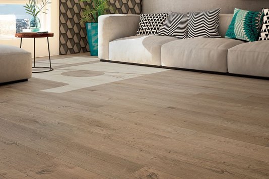 Piso Laminado click Smart 190x1200x7mm Novo Carvalho Everest Quick Step