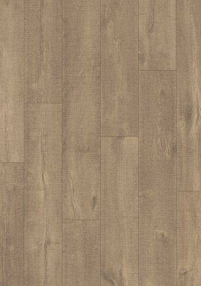 Piso Laminado Eligna Wide 190x1380x8mm Quick Step Carvalho Café