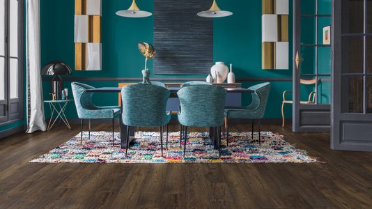 Piso Laminado Eligna Wide 190x1380x8mm Quick Step Castanheiro Escuro
