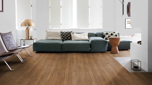 Piso Laminado Impressive 190x1380x8mm Quick Step Carvalho Marrom Acinzentado