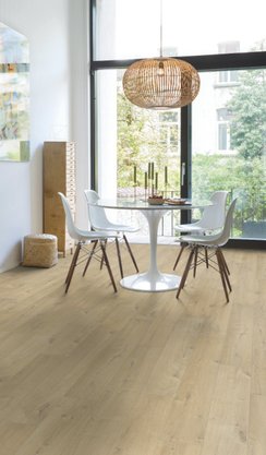 Piso Laminado Impressive 190x1380x8mm Quick Step Carvalho Suave Médio