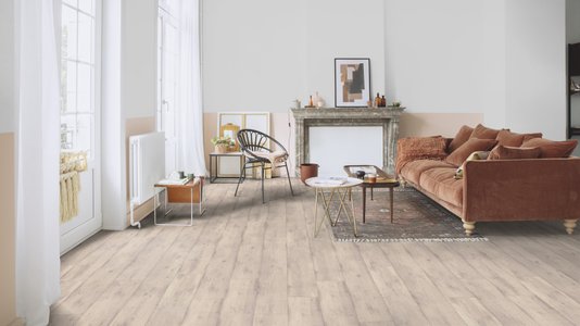 Piso Laminado Impressive 190x1380x8mm Quick Step Concreto Amadeirado