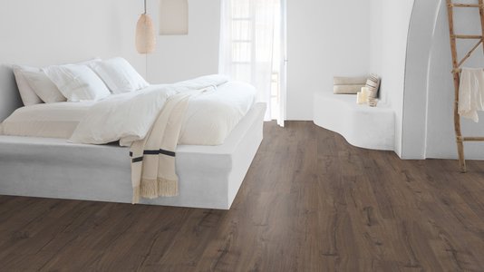 Piso Laminado Impressive 190x1380x8mm Quick Step Marrom Classico