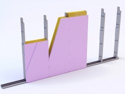 Placa de gesso drywall resistente ao fogo Placo 1200x1800x12,5mm