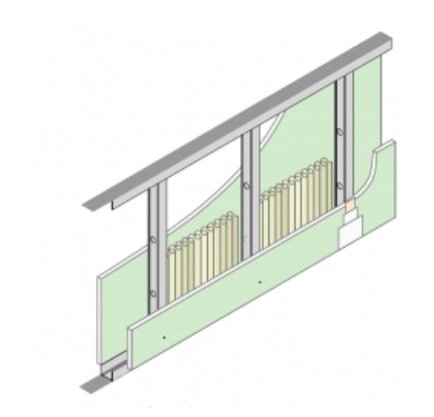 Placa de gesso drywall resistente á umidade Placo 1200x1800x12,5mm- M2