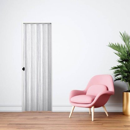 Porta sanfonada PVC 2,10m Mont Blanc-Plasbil