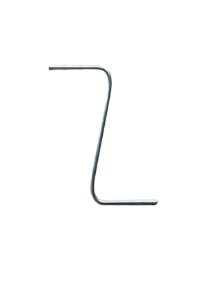 Presilha em Z p/ forro modular 70x70x3.4mm-pct 10unid