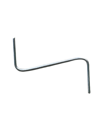 Presilha em Z p/ forro modular 70x70x3.4mm-pct 10unid