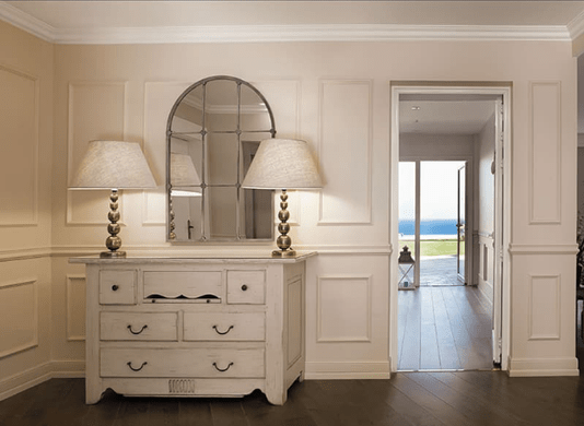Rodameio Boiserie de PU S8 20x80x2000mm Branco Gart-2m