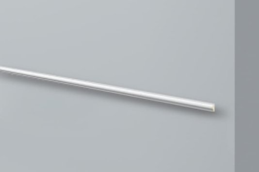 Rodameio Boiserie de Poliestireno SP2N 10x21x2000mm Branco Gart- Barra com 2mts