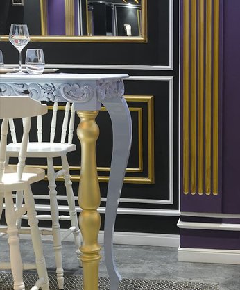 Rodameio Boiserie de Poliestireno SP3N 13x23x2000mm Branco Gart- Barra com 2mts