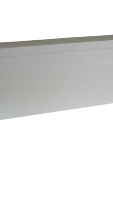 Rodapé de PVC Branco 100x1mm- valor por m1