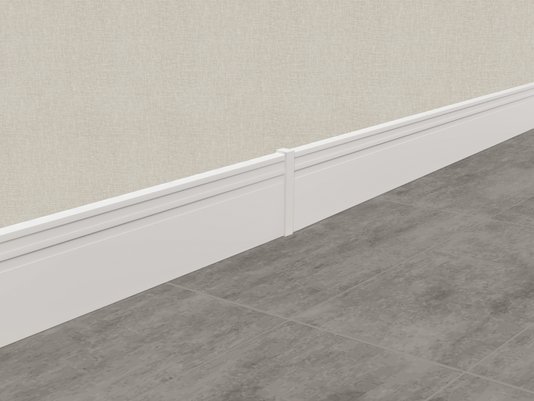 Rodapé Santa Luzia Poliestireno Moderna 513 150X16mm Branco-2,40m
