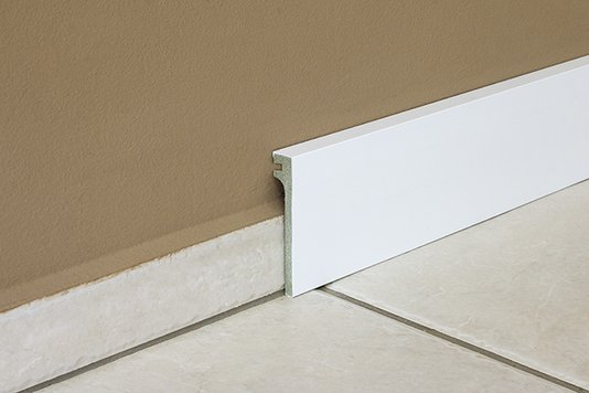 Rodapé Santa Luzia Poliestireno Reforma 548 110x20mm Branco-2,40m