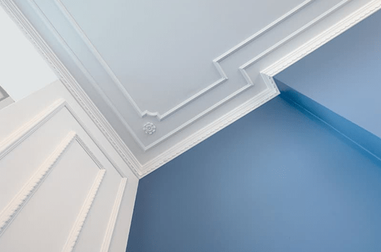 Rodateto Poliestireno I 40X15x2000mm Branco Gart- 2m