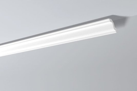 Rodateto Poliestireno K 70X70x2000mm Branco Gart- 2m