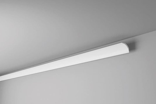 Rodateto Poliestireno NE1 40X40x2000mm Branco Gart- 2m
