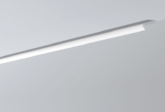 Rodateto Poliestireno O 40x20x2000mm Branco Gart- 2m