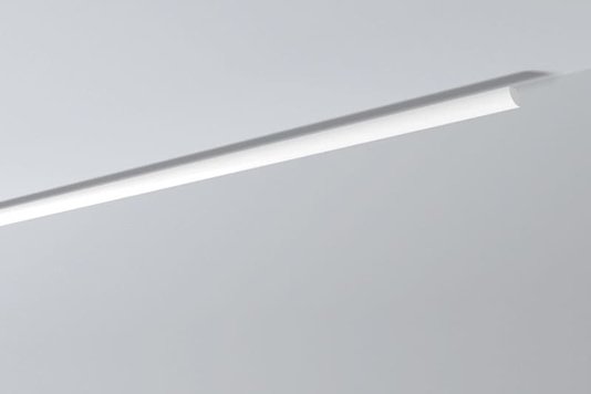 Rodateto Poliestireno QR 20x20x2000mm Branco Gart-2m