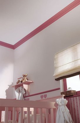 Rodateto Poliestireno SM 105X95x2000mm Branco Gart- 2m