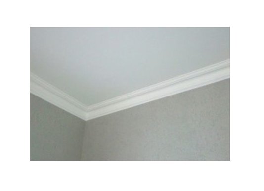 Rodateto isopor A100 95x95x2000mm Branco-Barra c/2mts