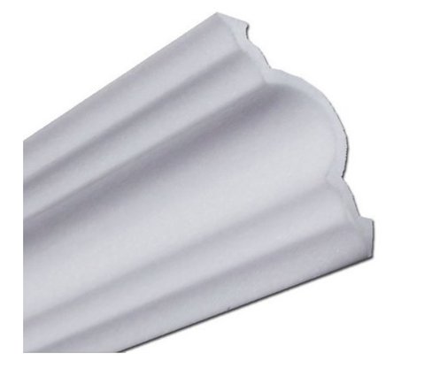 Rodateto Isopor A35 33x33x2000mm Branco-Conj.2 barras