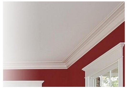Rodateto Isopor A35 33x33x2000mm Branco-Conj.2 barras