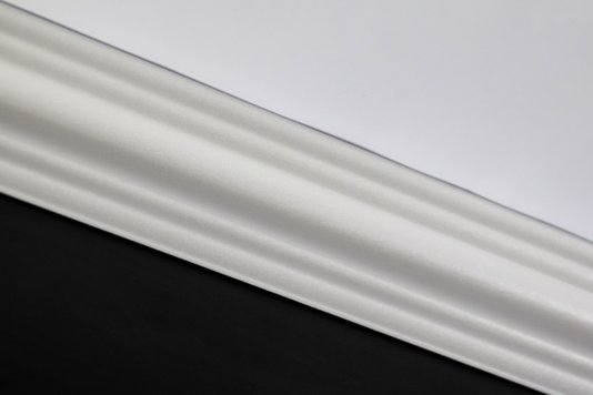 Rodateto isopor A60 55x55x2000mm Branco- Conj.2 barras